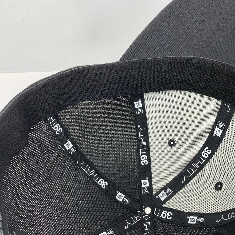 Kansas State Hat New Era 39THIRTY Large / XLarge Stretch Black Camo Baseball Cap